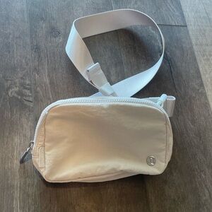 Lululemon Cream Belt Bag